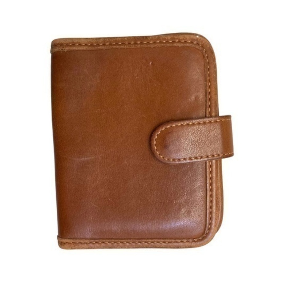 Coach vintage brown tan leather wallet